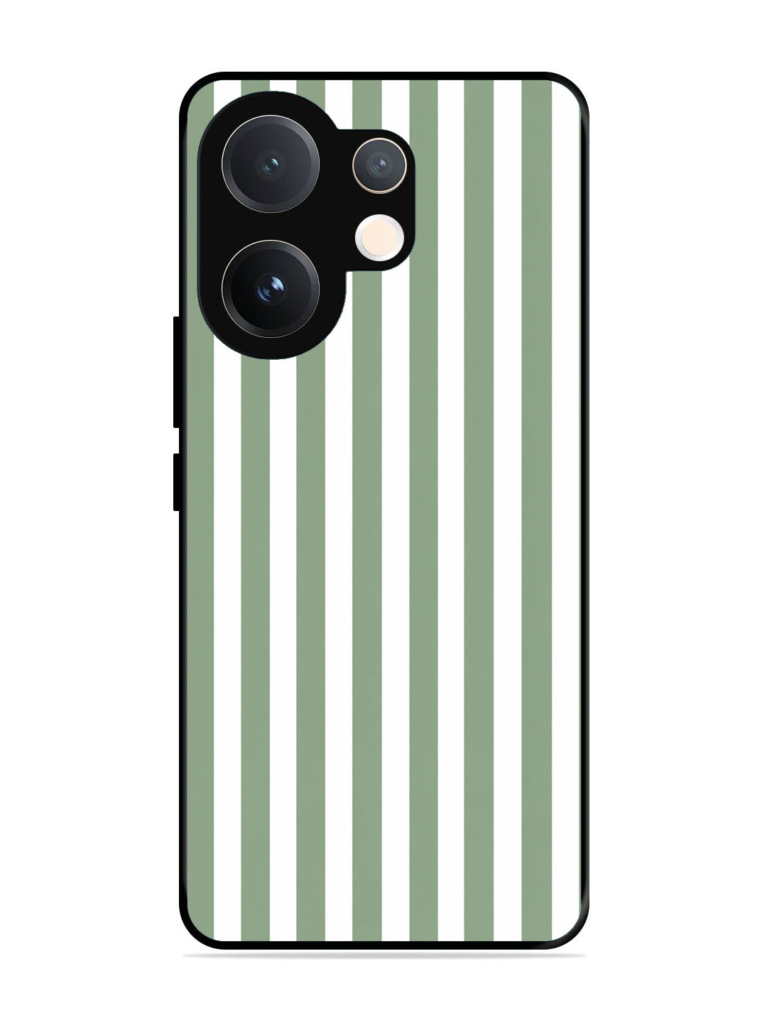 Vivo V60 Vertical Stripes Sage Green
