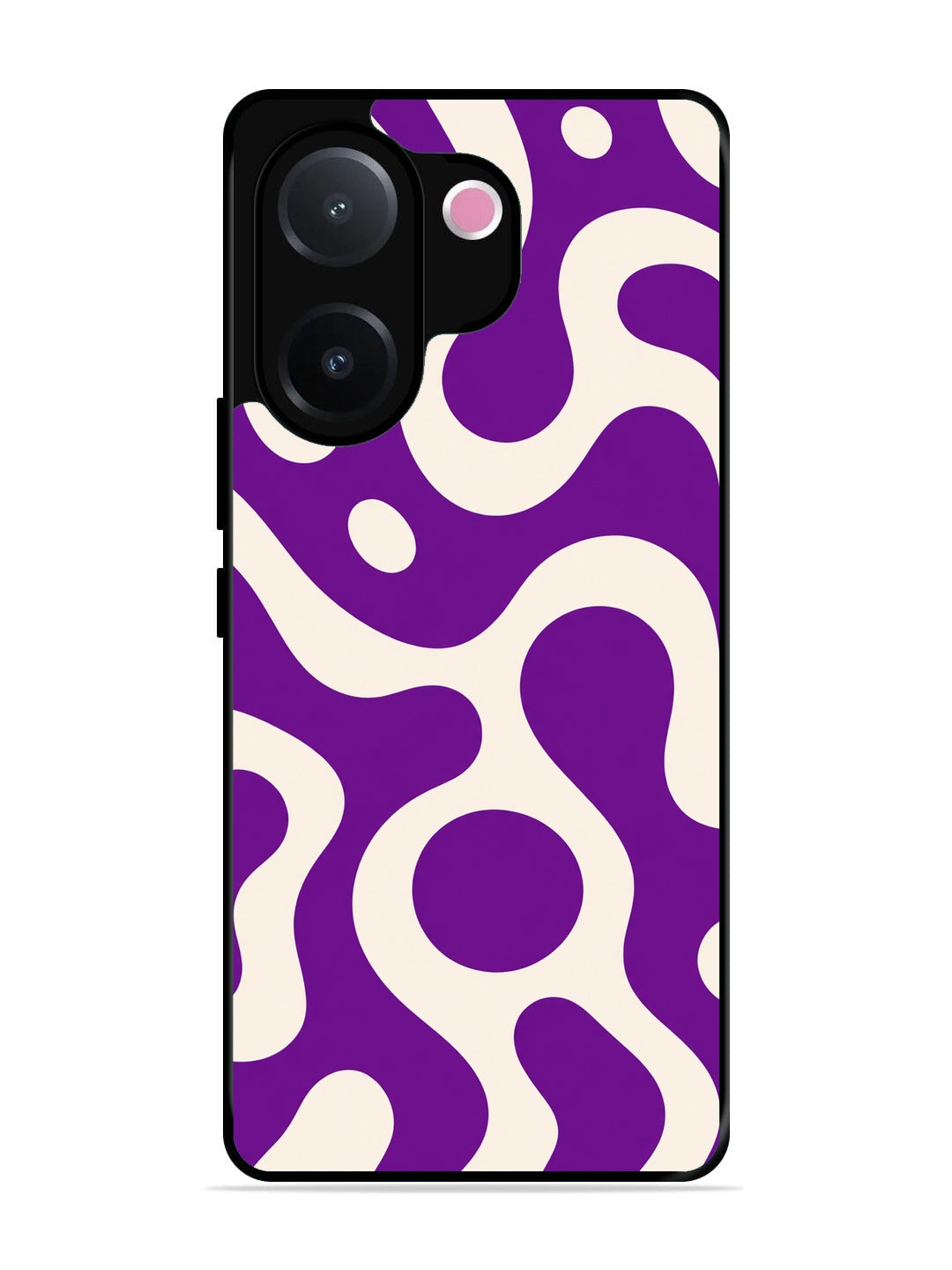 Vivo V60e Fluid wave pattern Purple