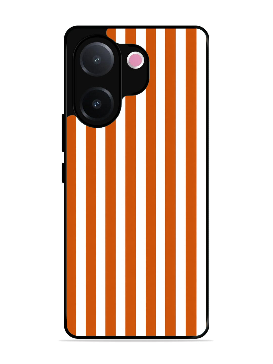 Vivo V60e Vertical Stripes Burnt Orange