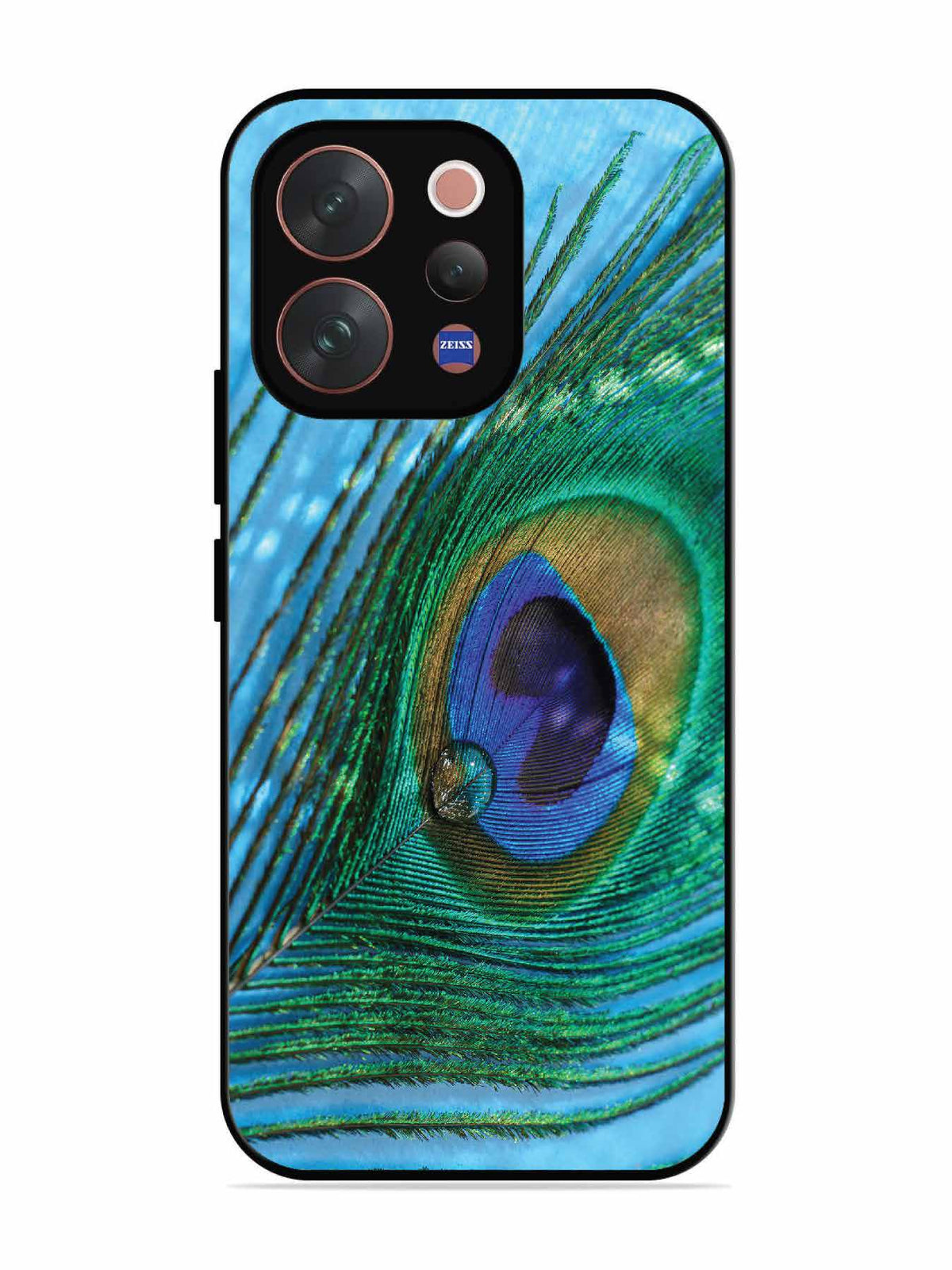 Vivo V70 5G A drop on Peacock Feather