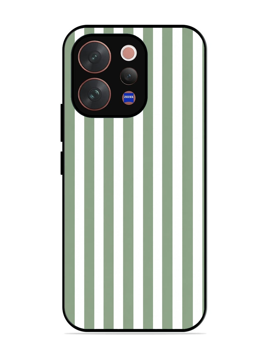 Vivo V70 5G Vertical Stripes Sage Green