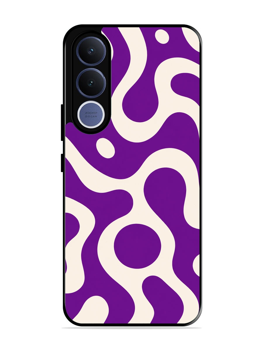 Vivo V70 fe Fluid wave pattern Purple