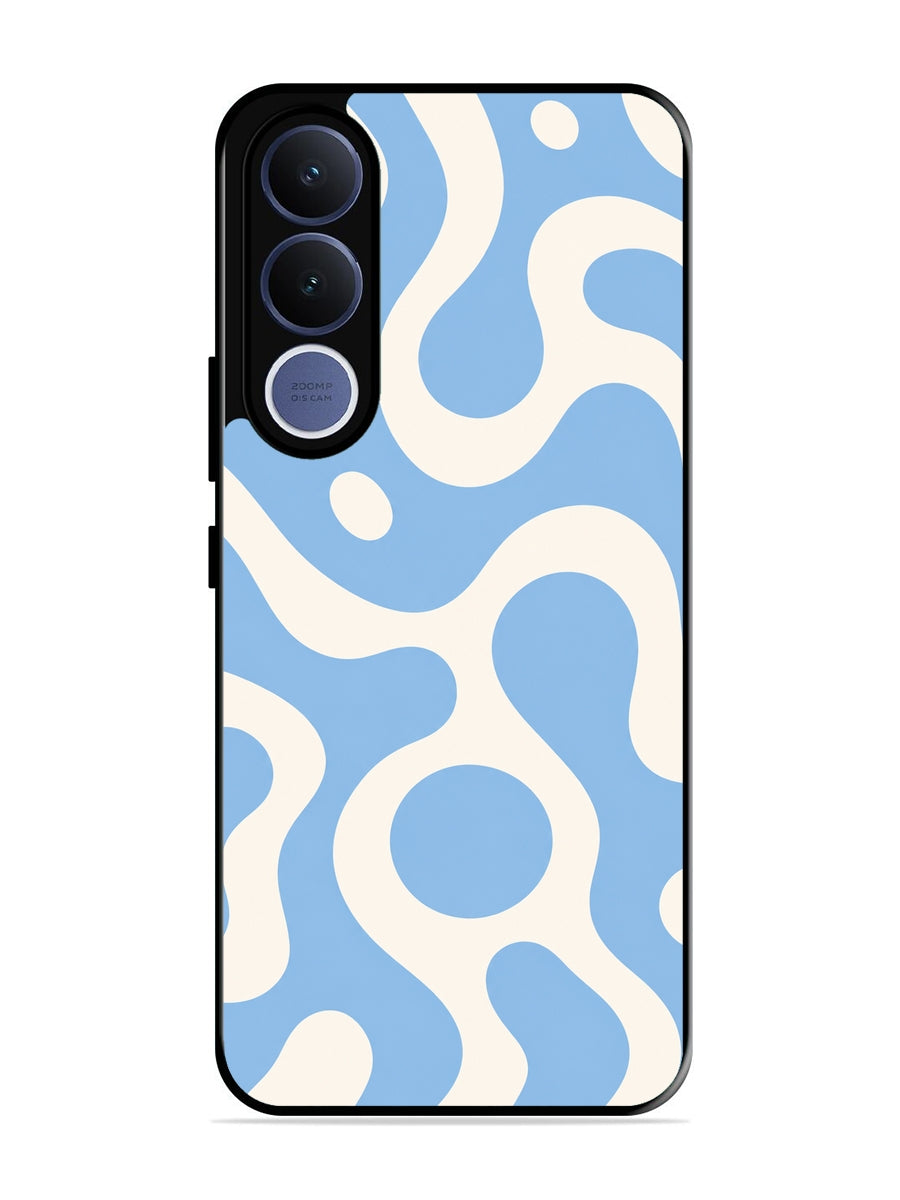 Vivo V70 fe Fluid wave pattern Sky Blue