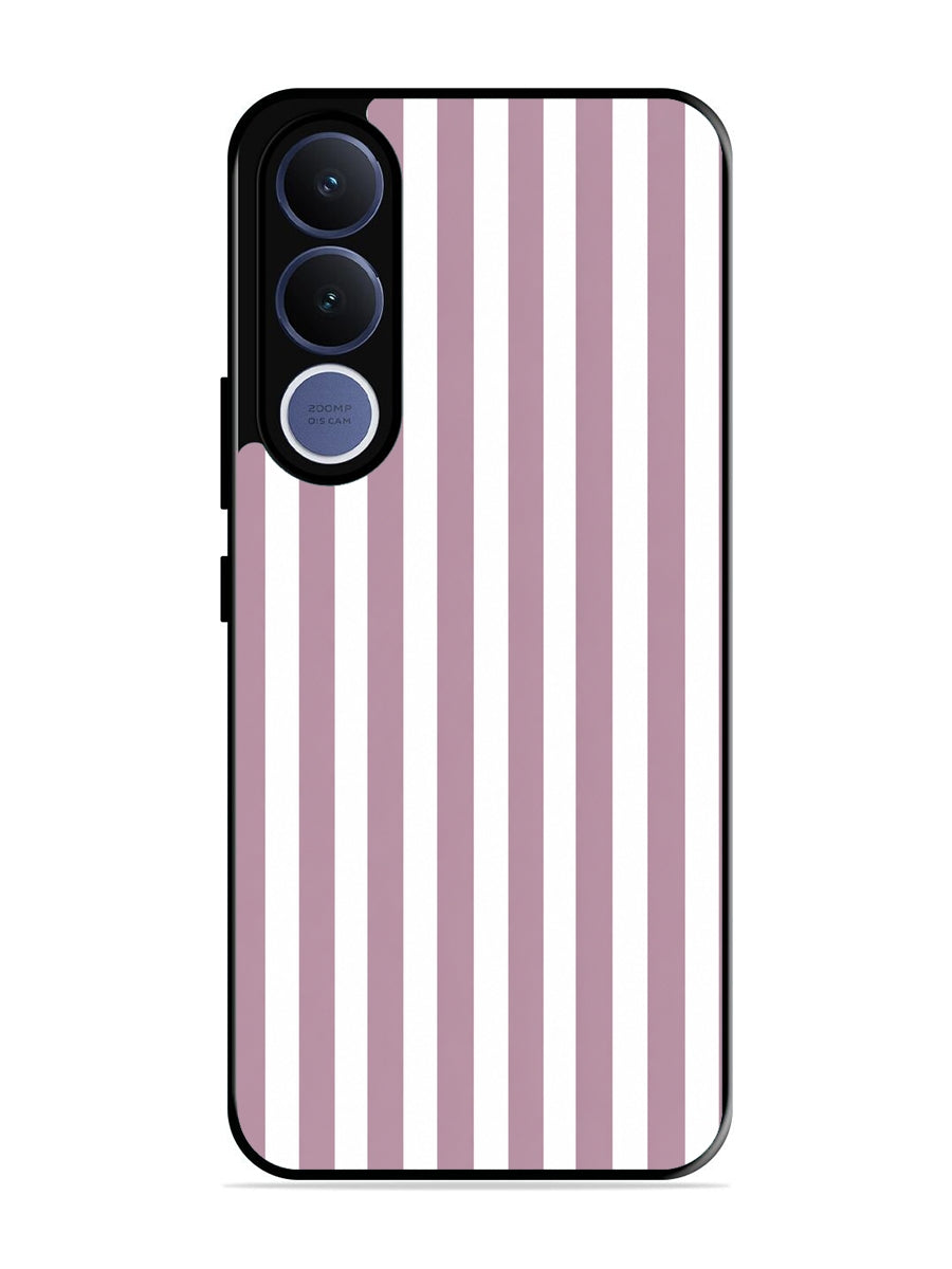 Vivo V70 fe Vertical Stripes Dusty Mauve