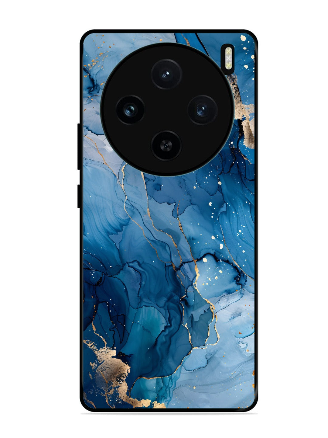 Vivo X100 5G Oceanic Pattern with Golden Sprinkles