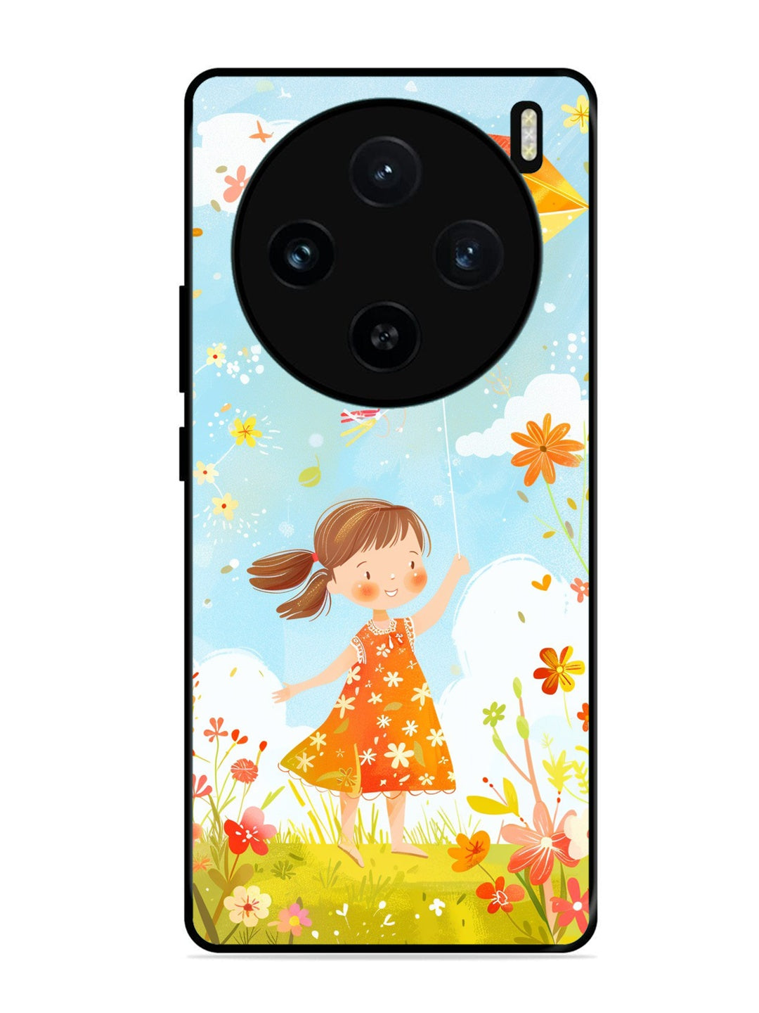Vivo X100 5G Little Girl Kite Flying