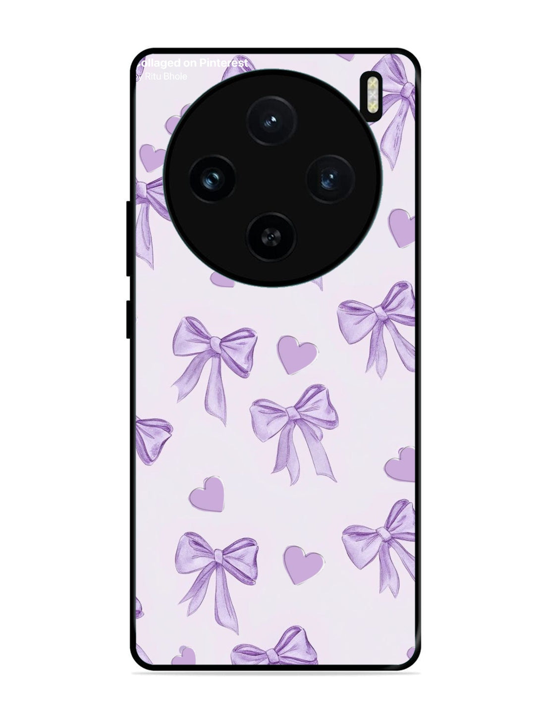 Vivo X100 5G Bow Tie, Purple Hair Band