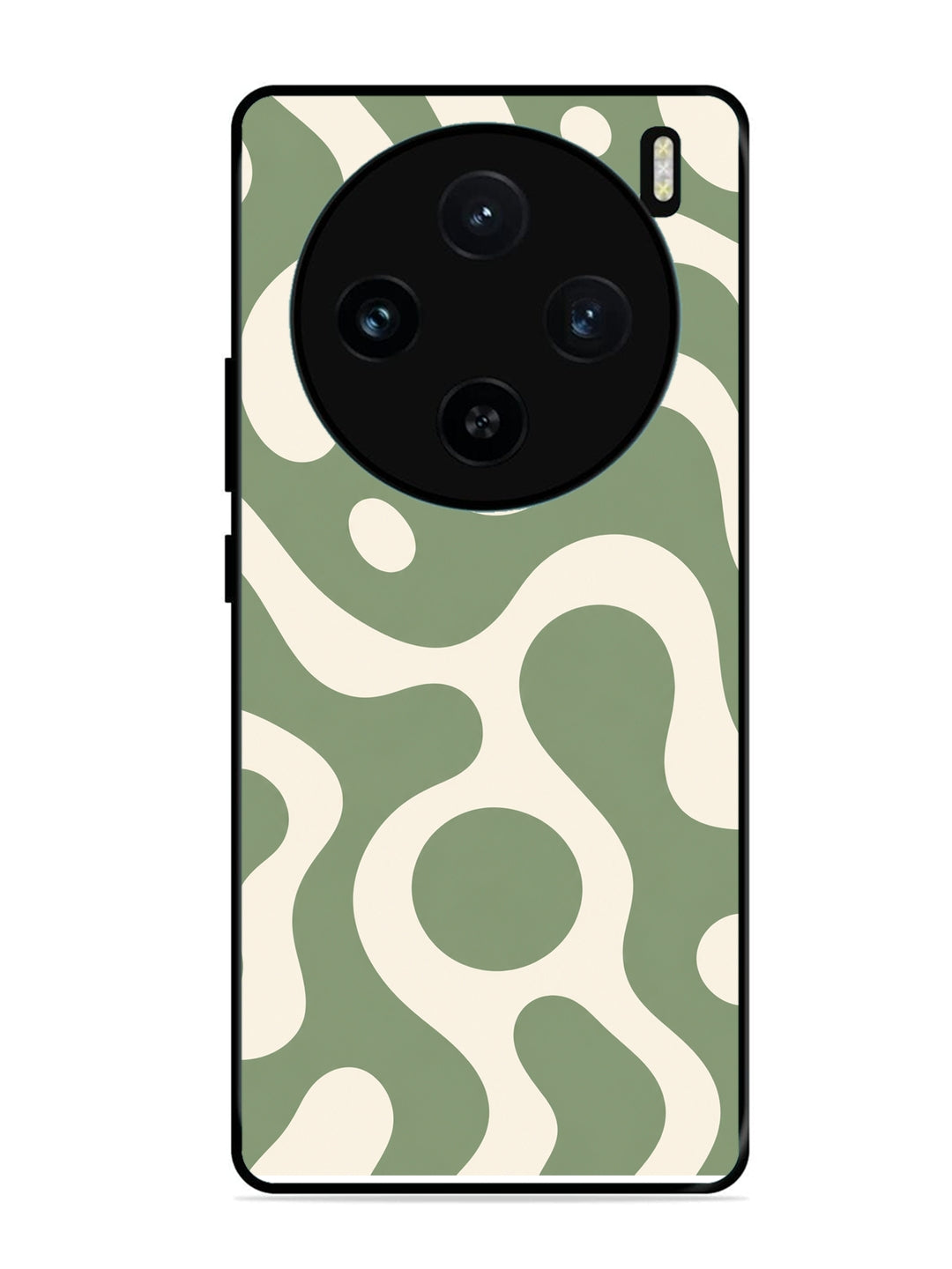 Vivo X100 5G Fluid wave pattern Dark Sage Green