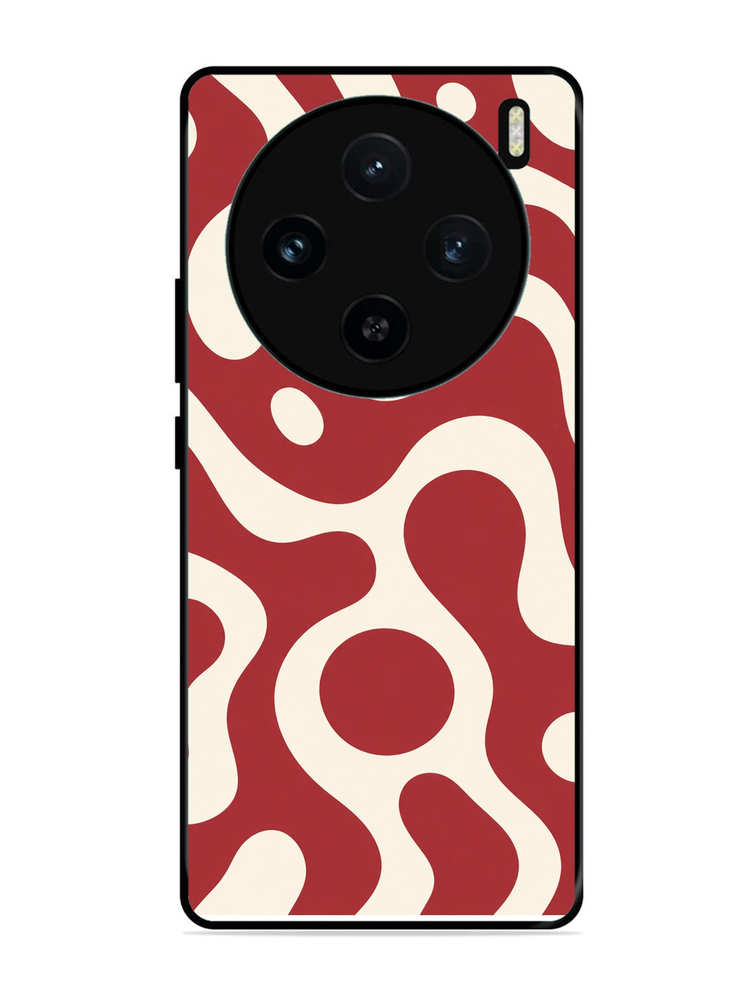 Vivo X100 5G Fluid wave pattern Red