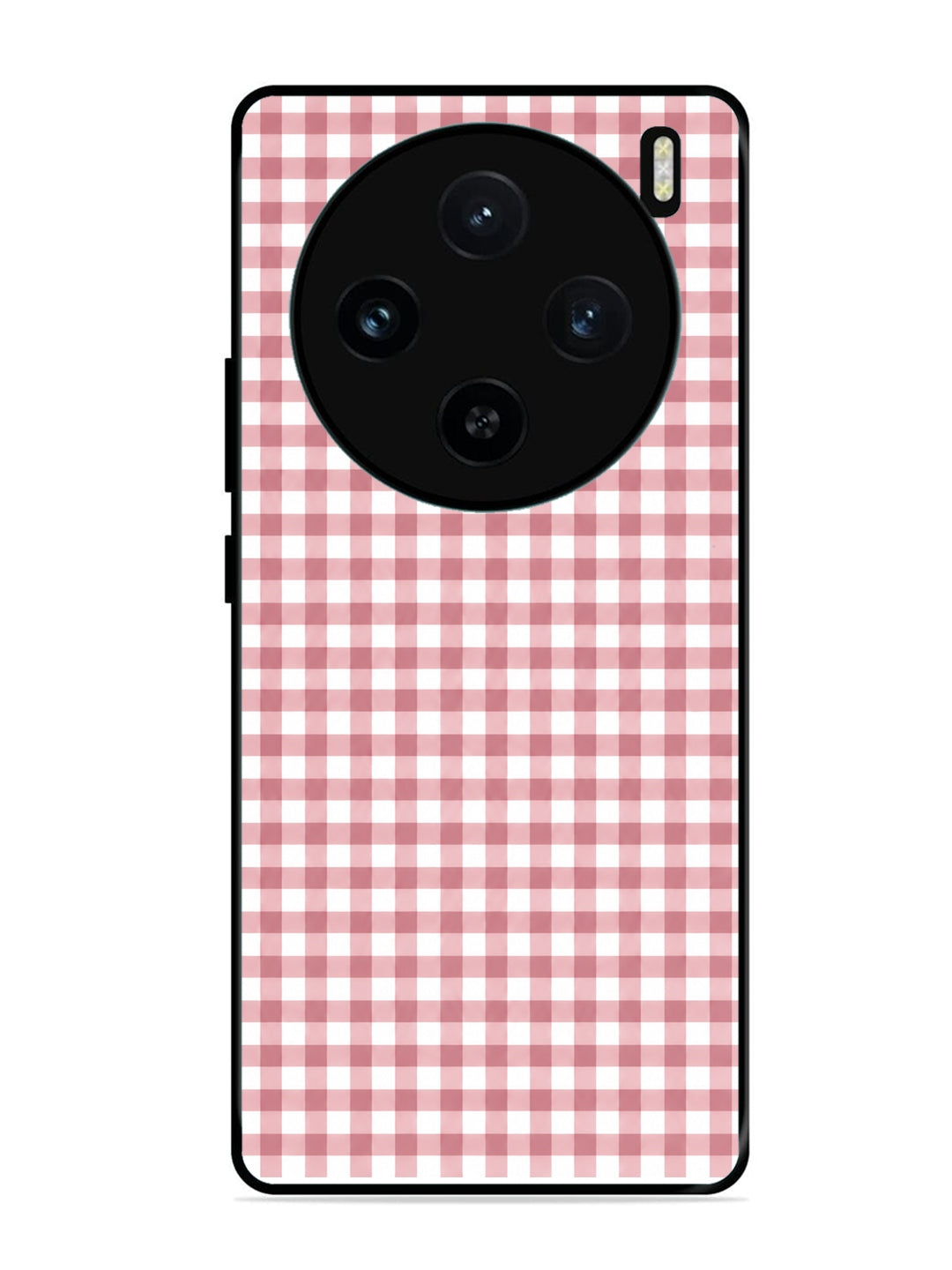 Vivo X100 5G Gingham Checks busty rose