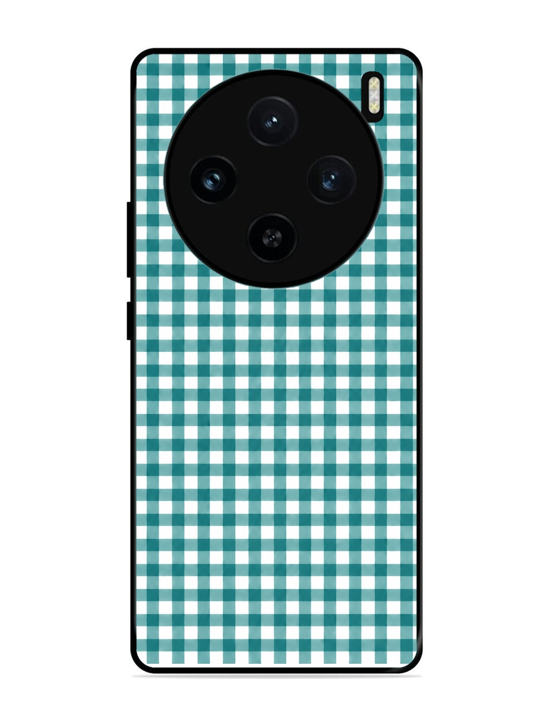 Vivo X100 5G Gingham Checks Teal Gree