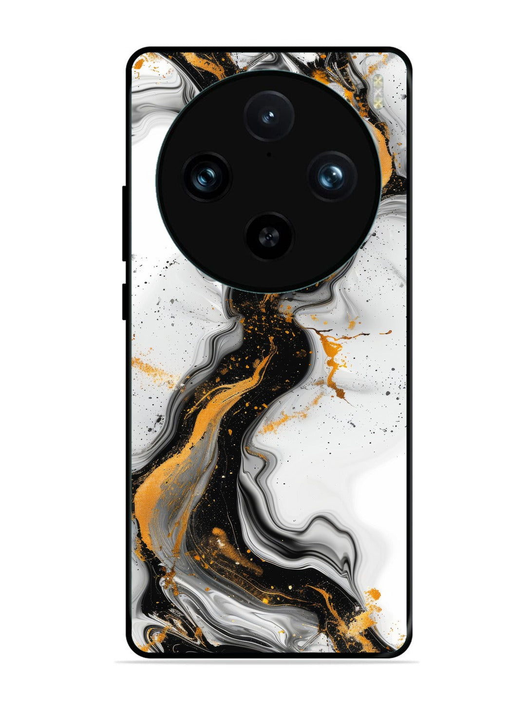 Vivo X100 Pro Black And Golden Marble Essence