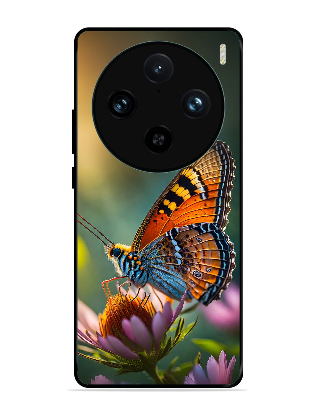 Vivo X100 Pro Golden Hour Monarch Butterfly