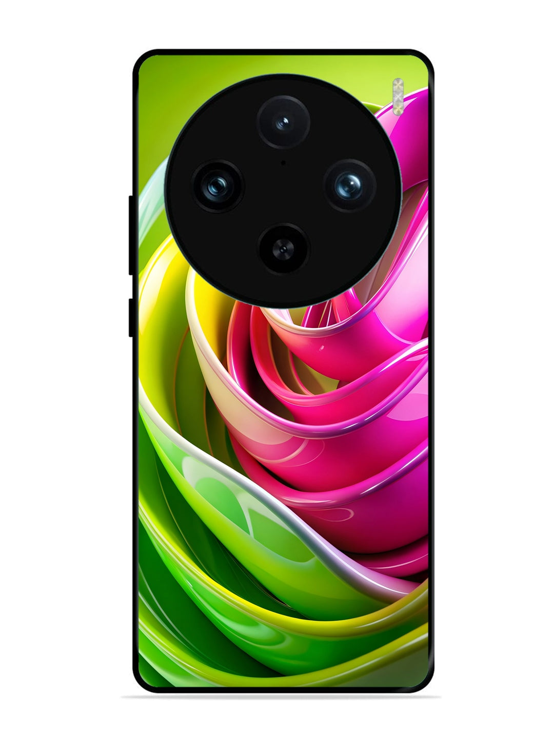 Vivo X100 Pro Vibrant Swirl Glossy Ribbon Art