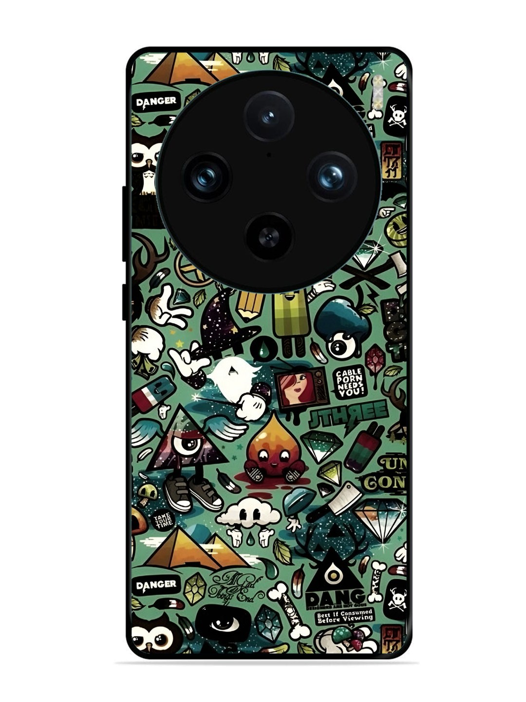 Vivo X100 Pro Pop Art Doodle Graffiti Collage