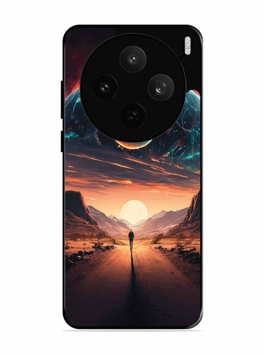 Vivo X200t Sunset with space scene