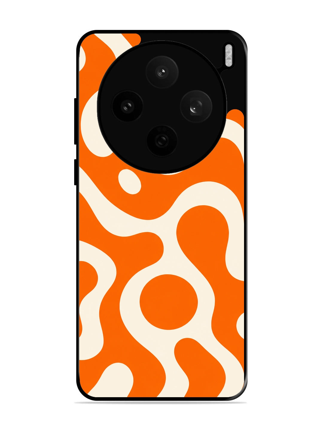 Vivo X200t Fluid wave pattern Vivid Orange