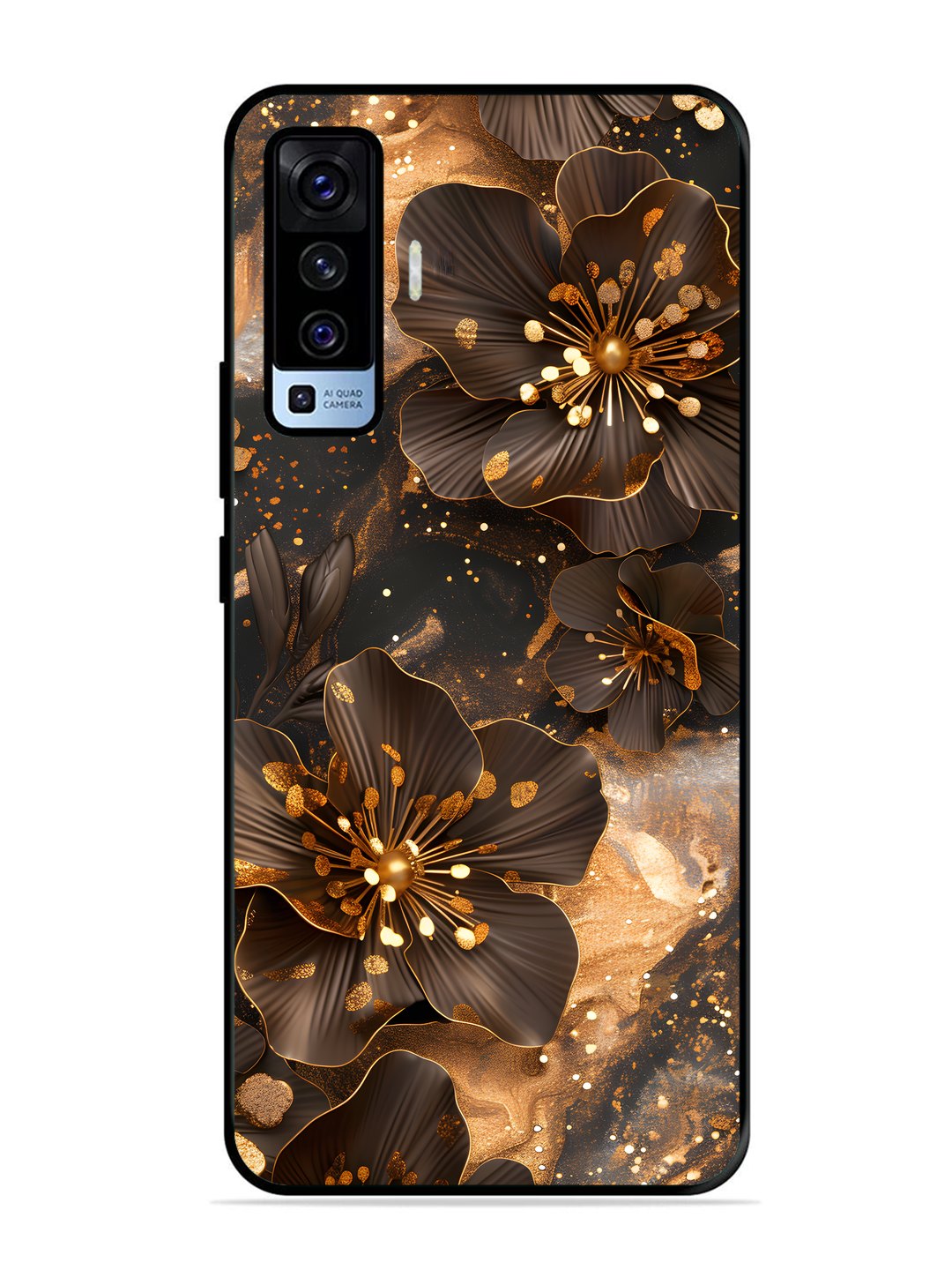 Vivo X50 Golden Flowars