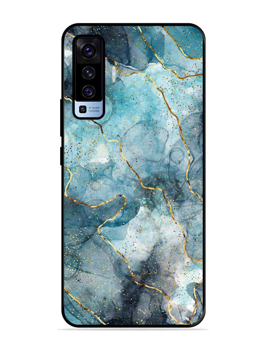 Vivo X50 Oceanic Golden Strip Marble