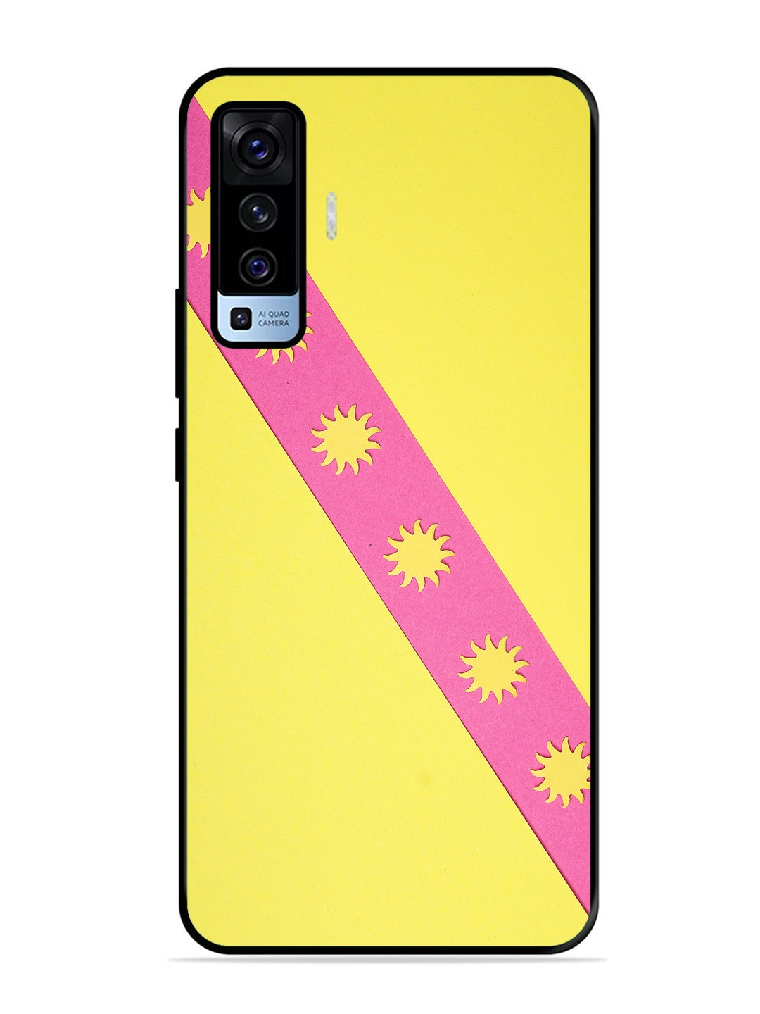 Vivo X50 Pick Strip on Yellow Colour