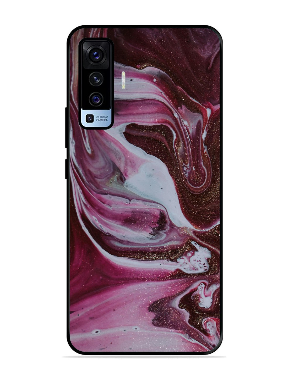 Vivo X50 Pink And Golden Marble