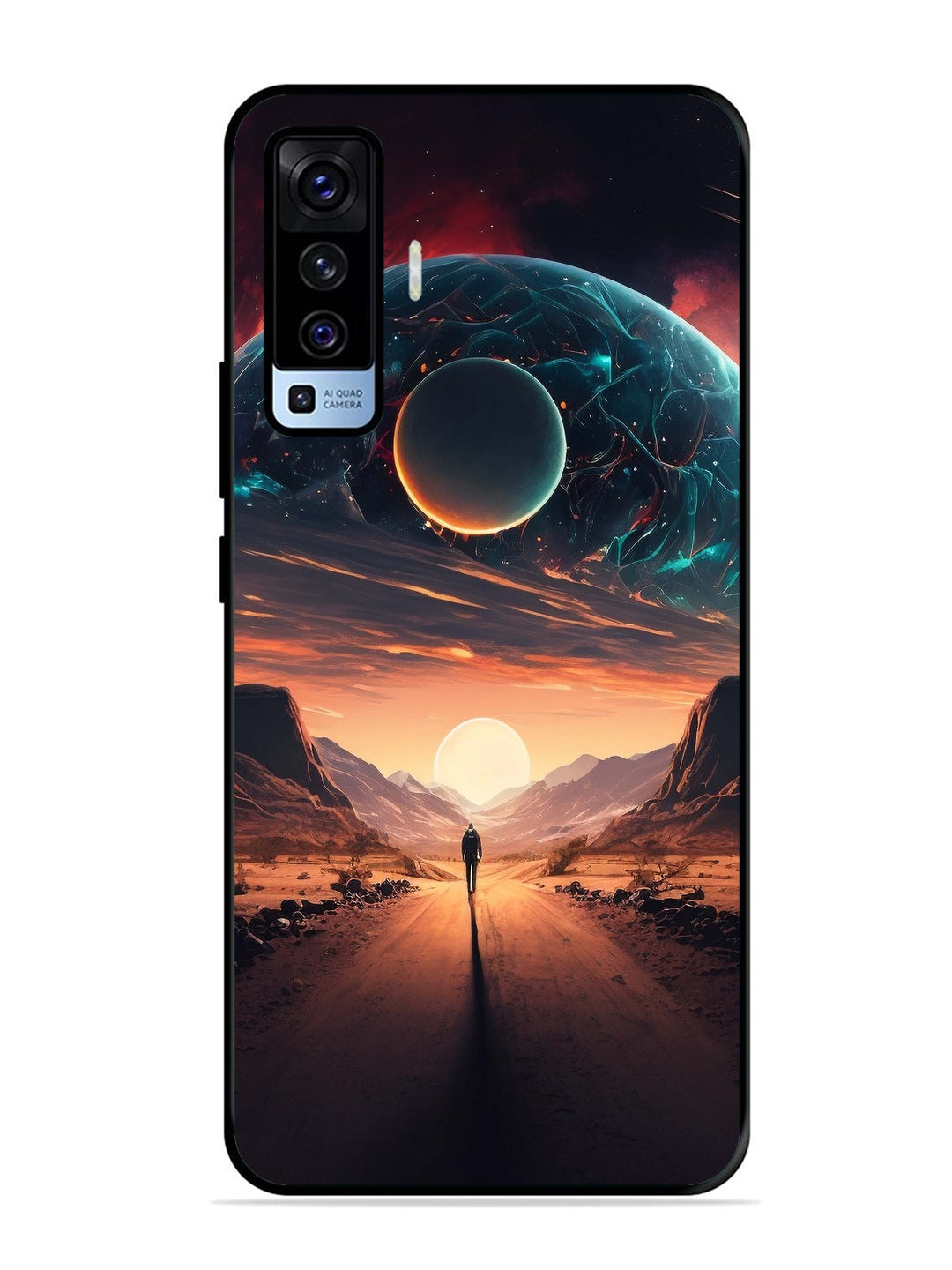 Vivo X50 Sunset with space scene