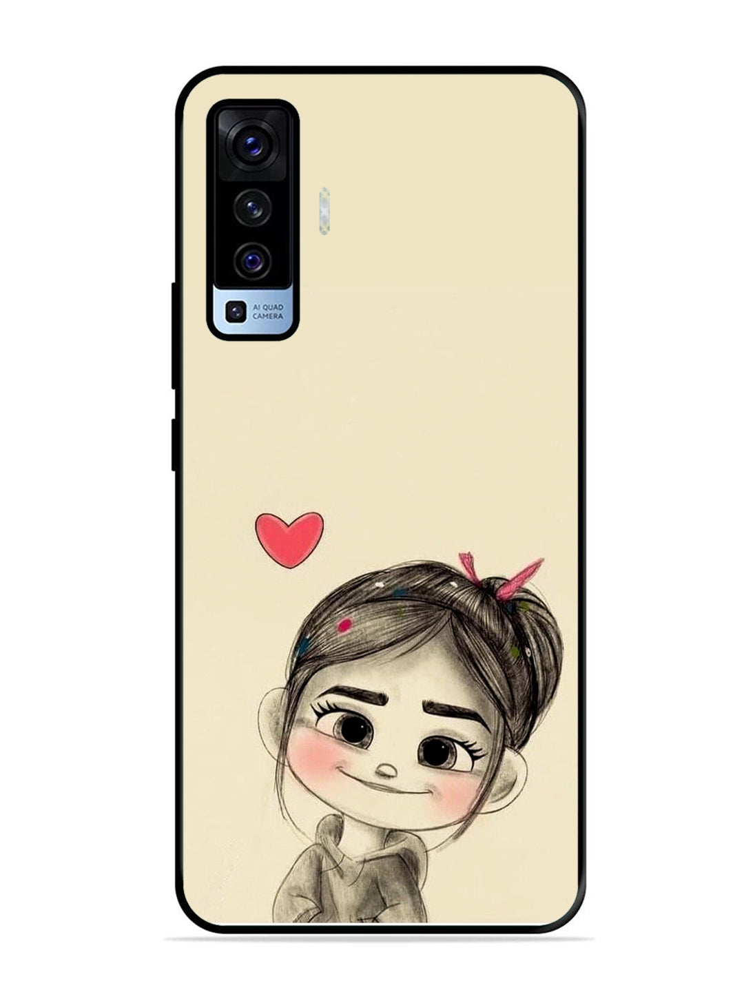 Vivo X50 Cute Girl Looking at You