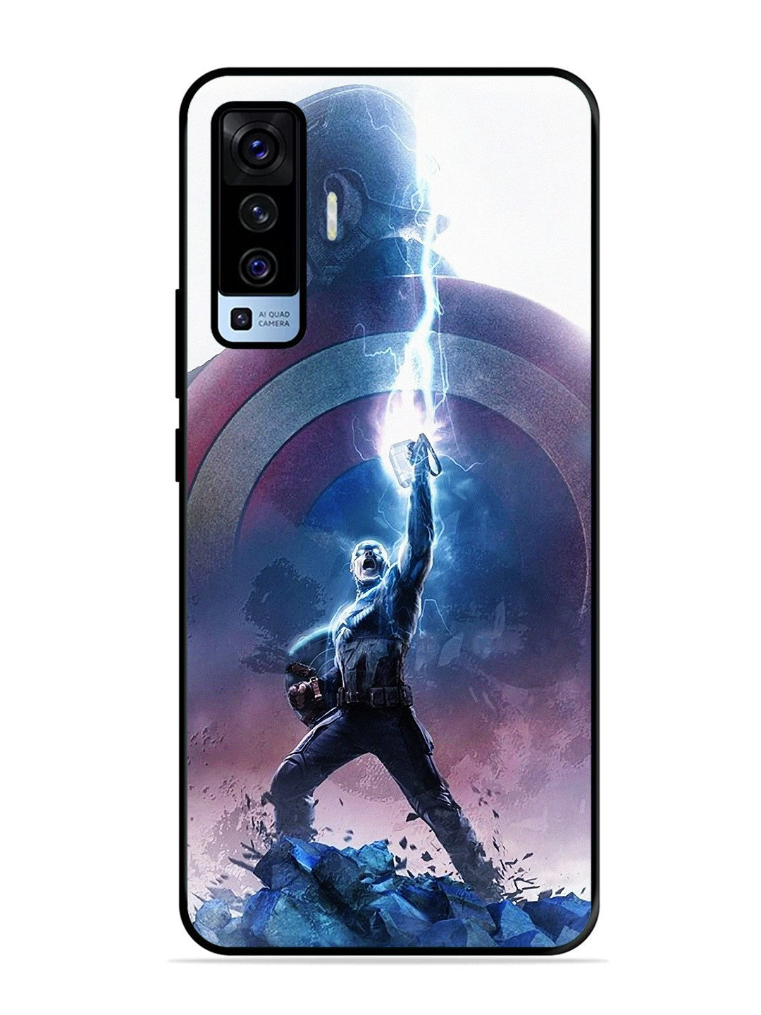 Vivo X50 captain america thor hammer lightning