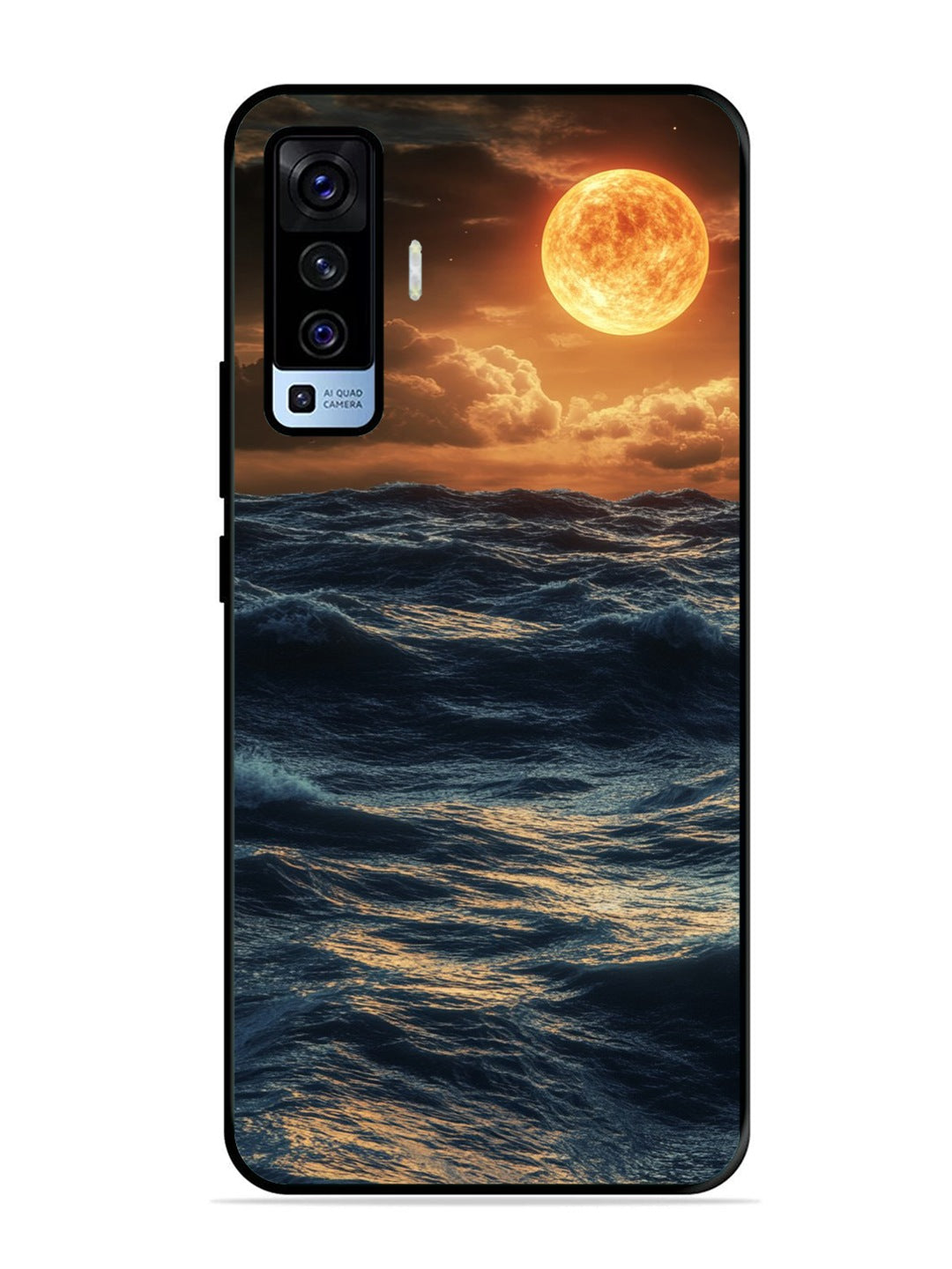 Vivo X50 Moonlit Ocean Waves