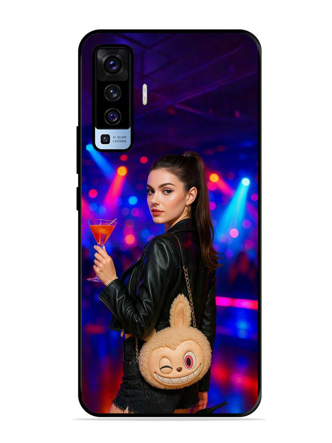 Vivo X50 Girl with Labubu Purs