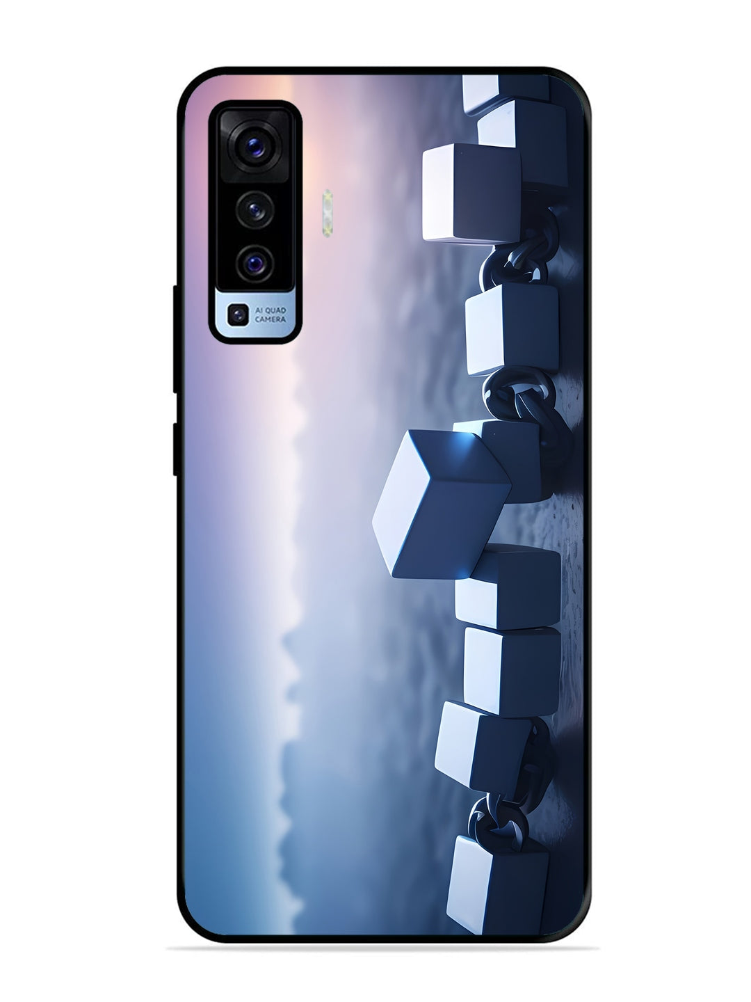 Vivo X50 Minimalist Blockchain Cube Chain