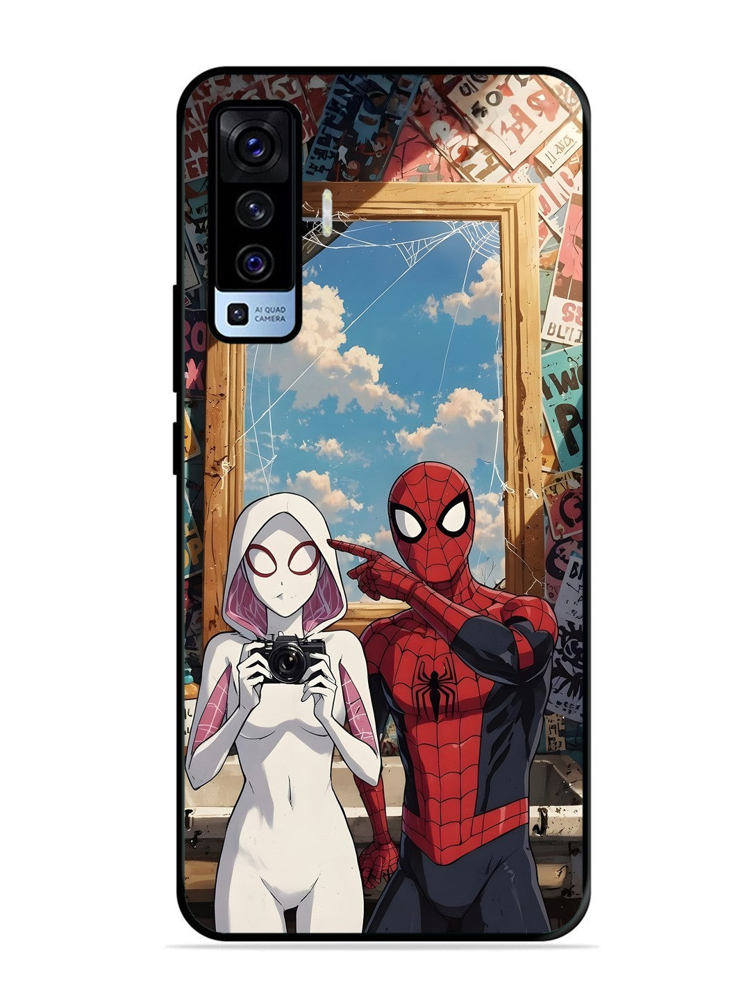 Vivo X50 Spiderman and Spiderwoman