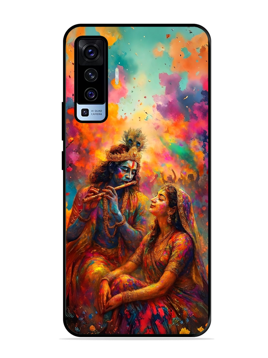 Vivo X50 Radha Krishna Playing Flute