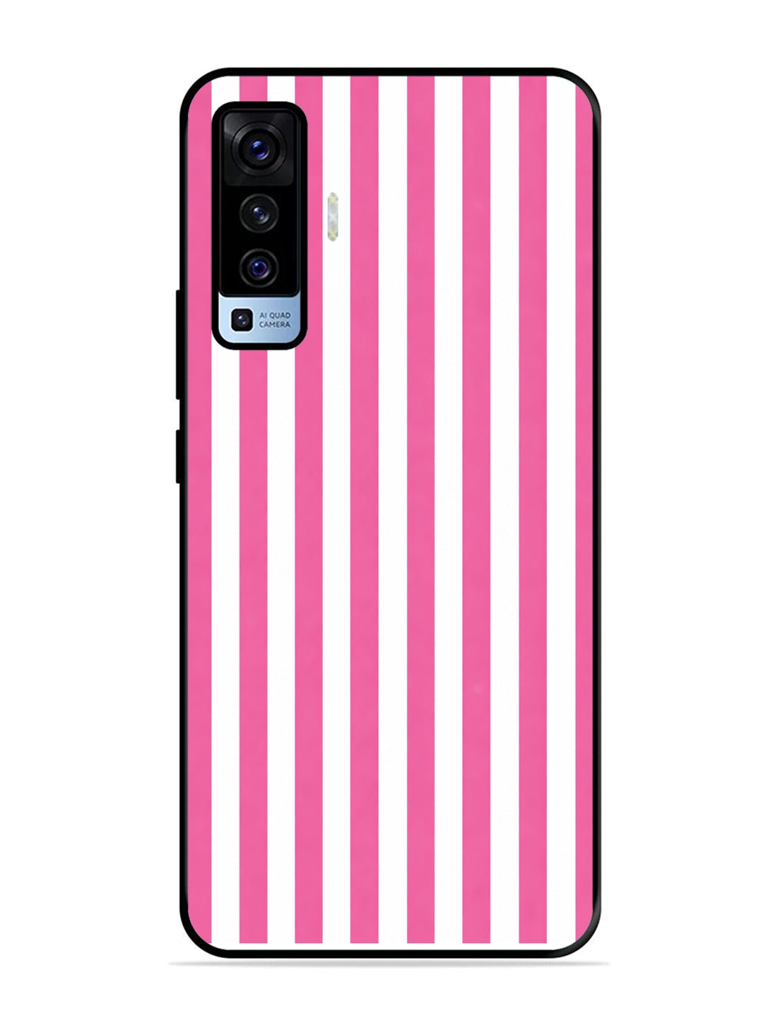 Vivo X50 Vertical Stripes Pink