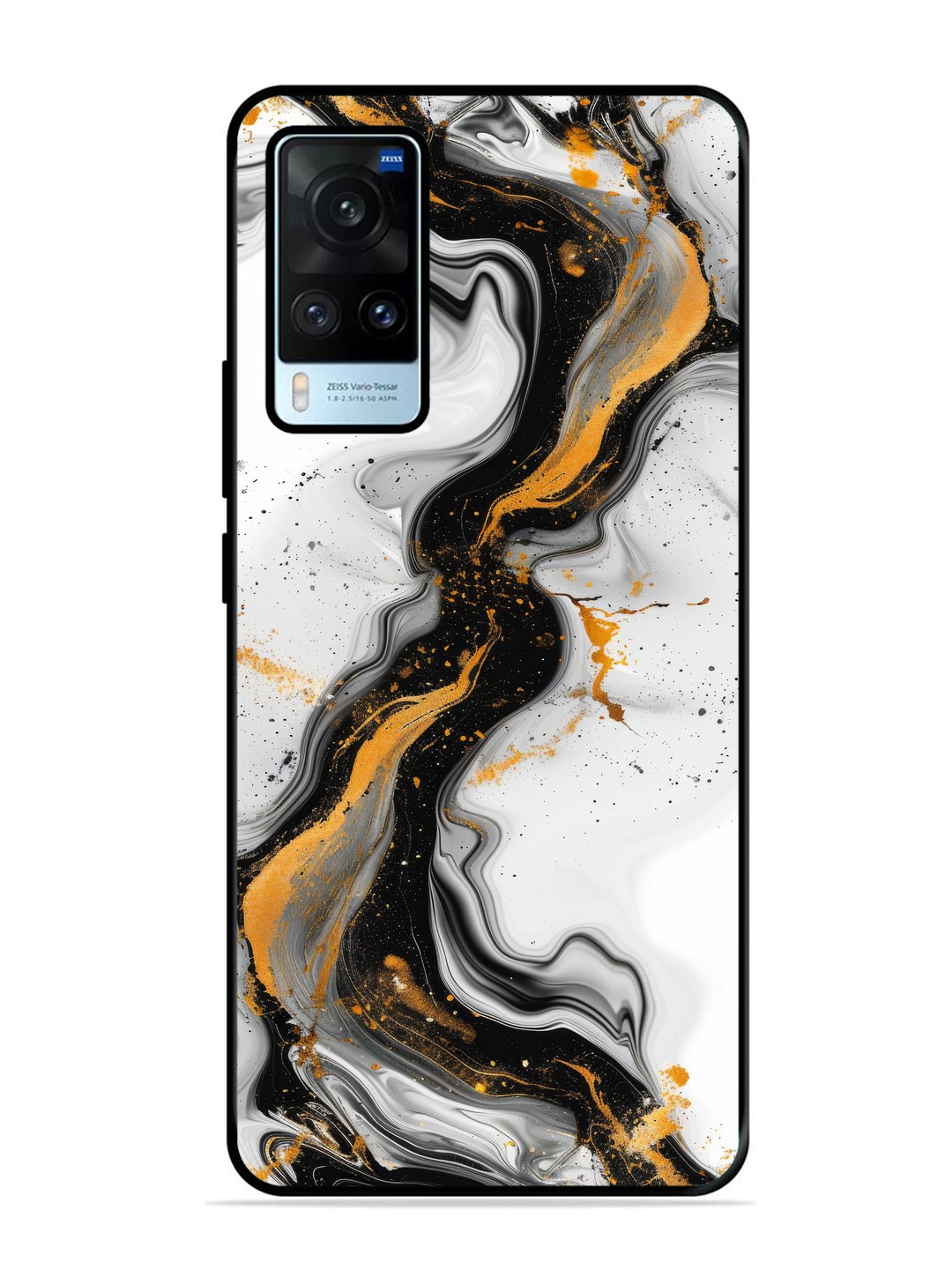 Vivo X60 Black And Golden Marble Essence