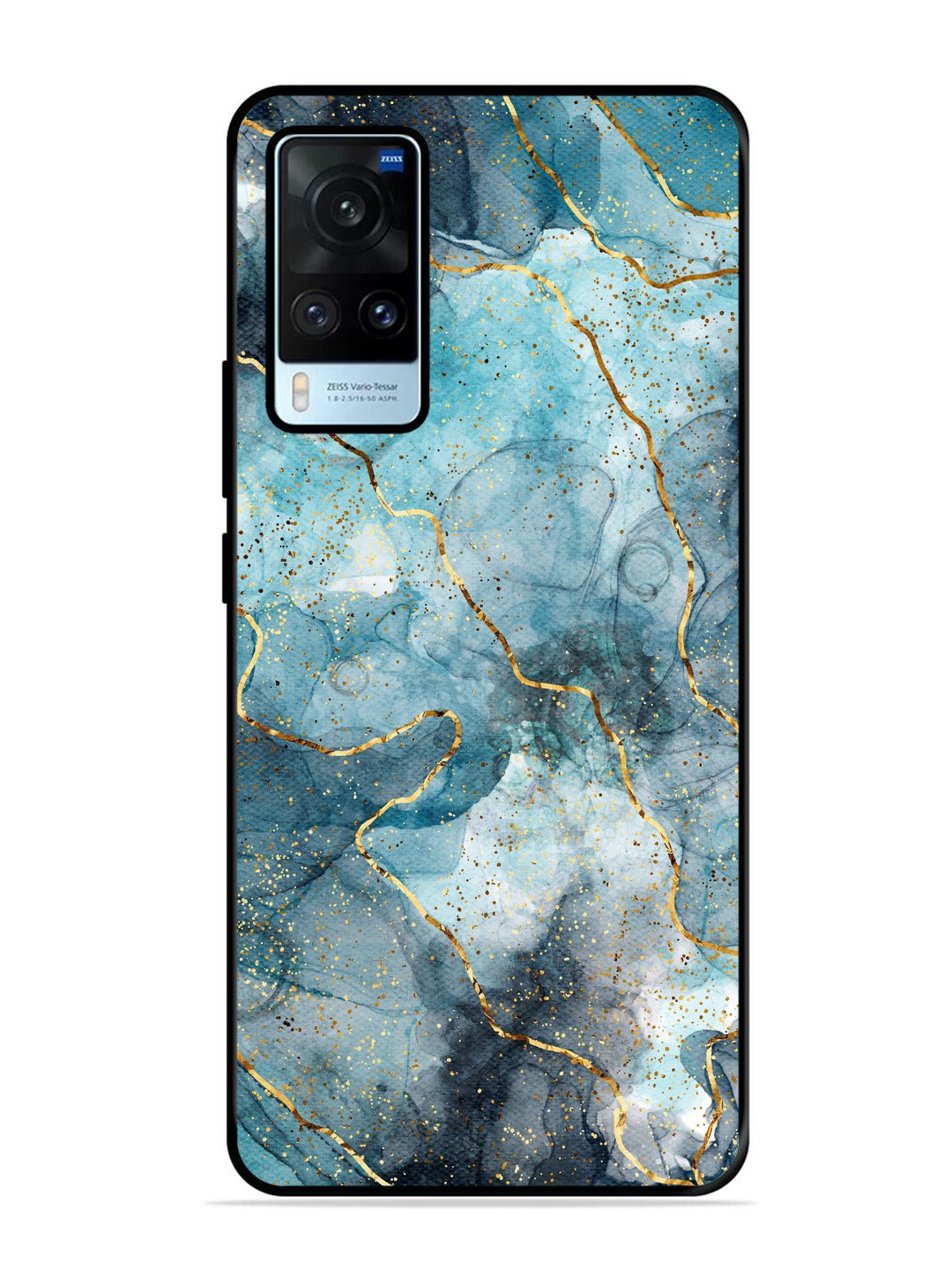 Vivo X60 Oceanic Golden Strip Marble