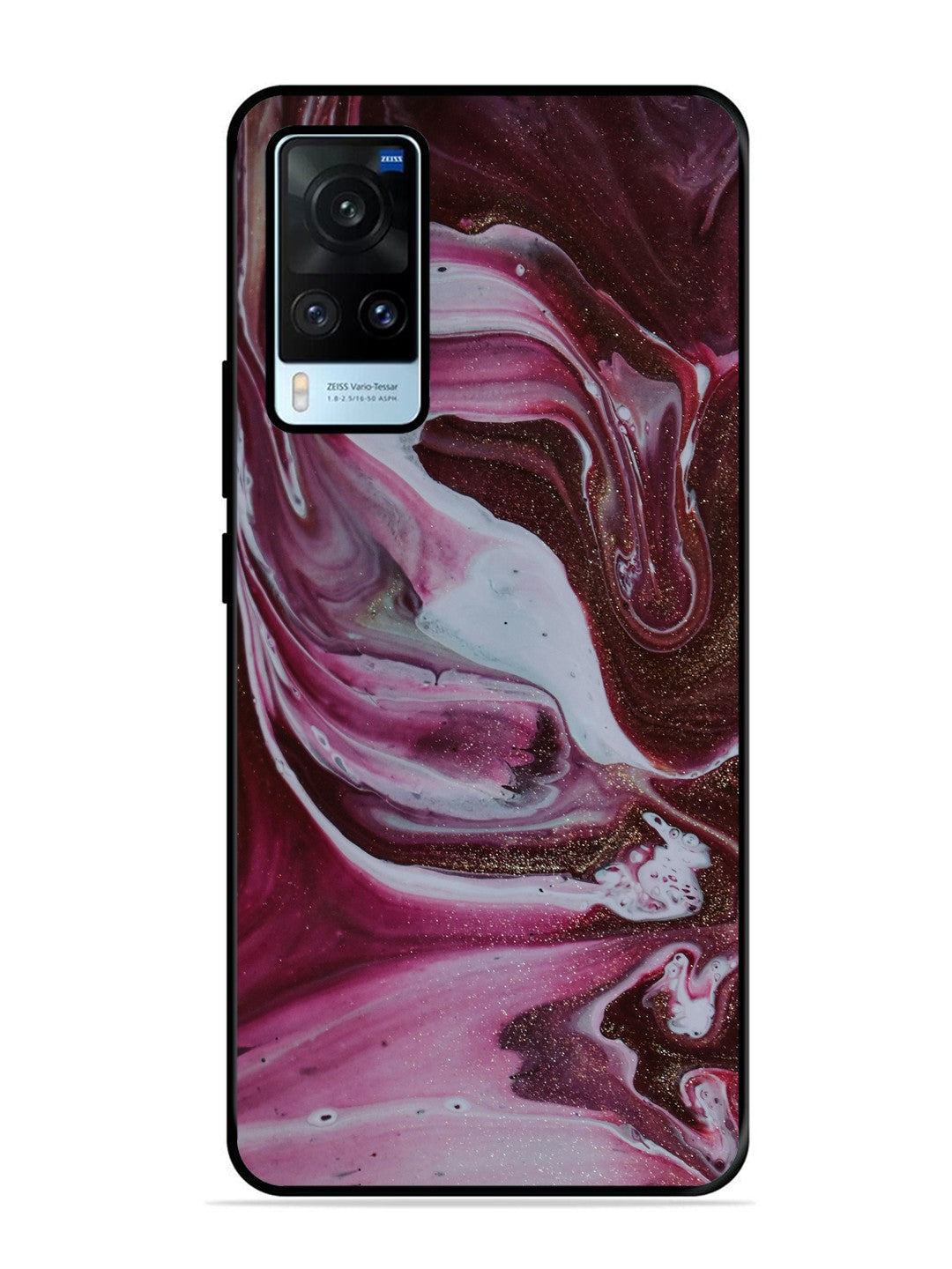 Vivo X60 Pink And Golden Marble
