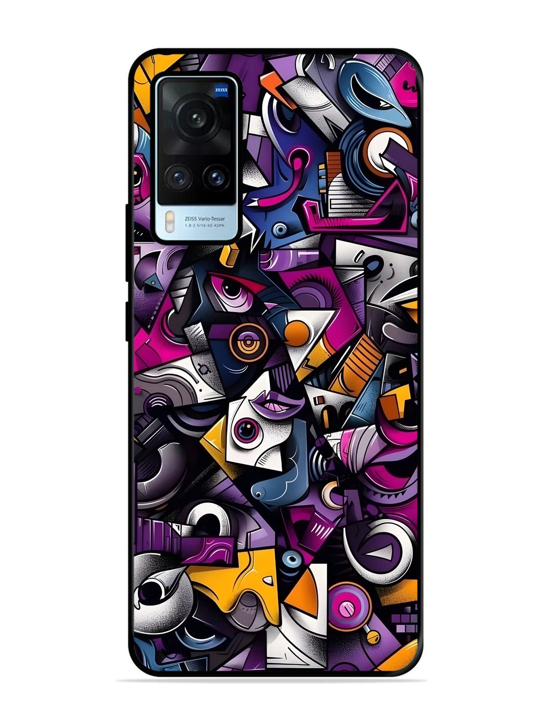 Vivo X60 Abstract Geometric Graffiti Chaos