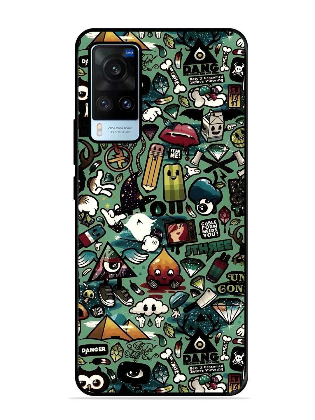 Vivo X60 Pop Art Doodle Graffiti Collage