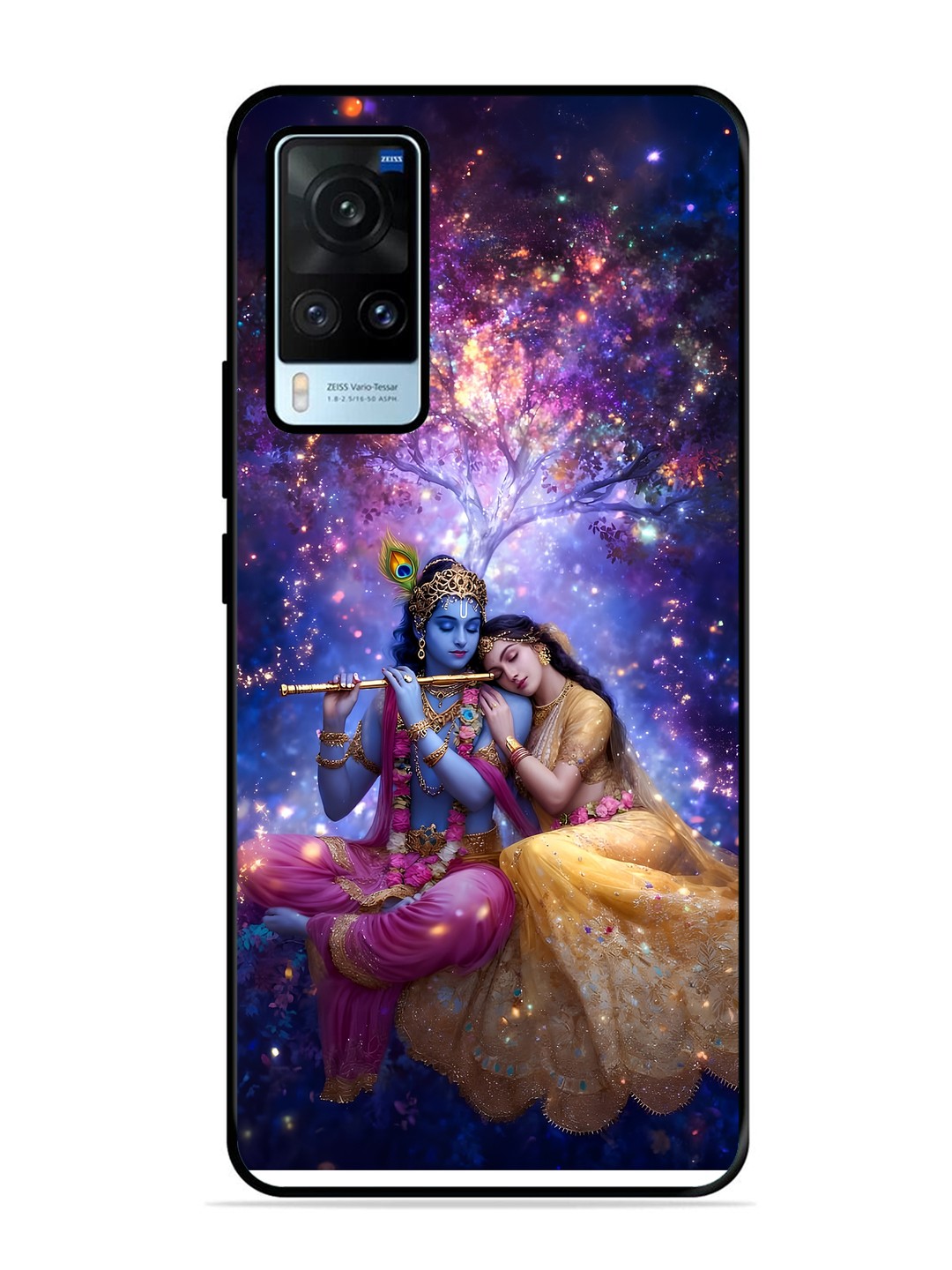 Vivo X60 Radha Krishna Enjoying Flute
