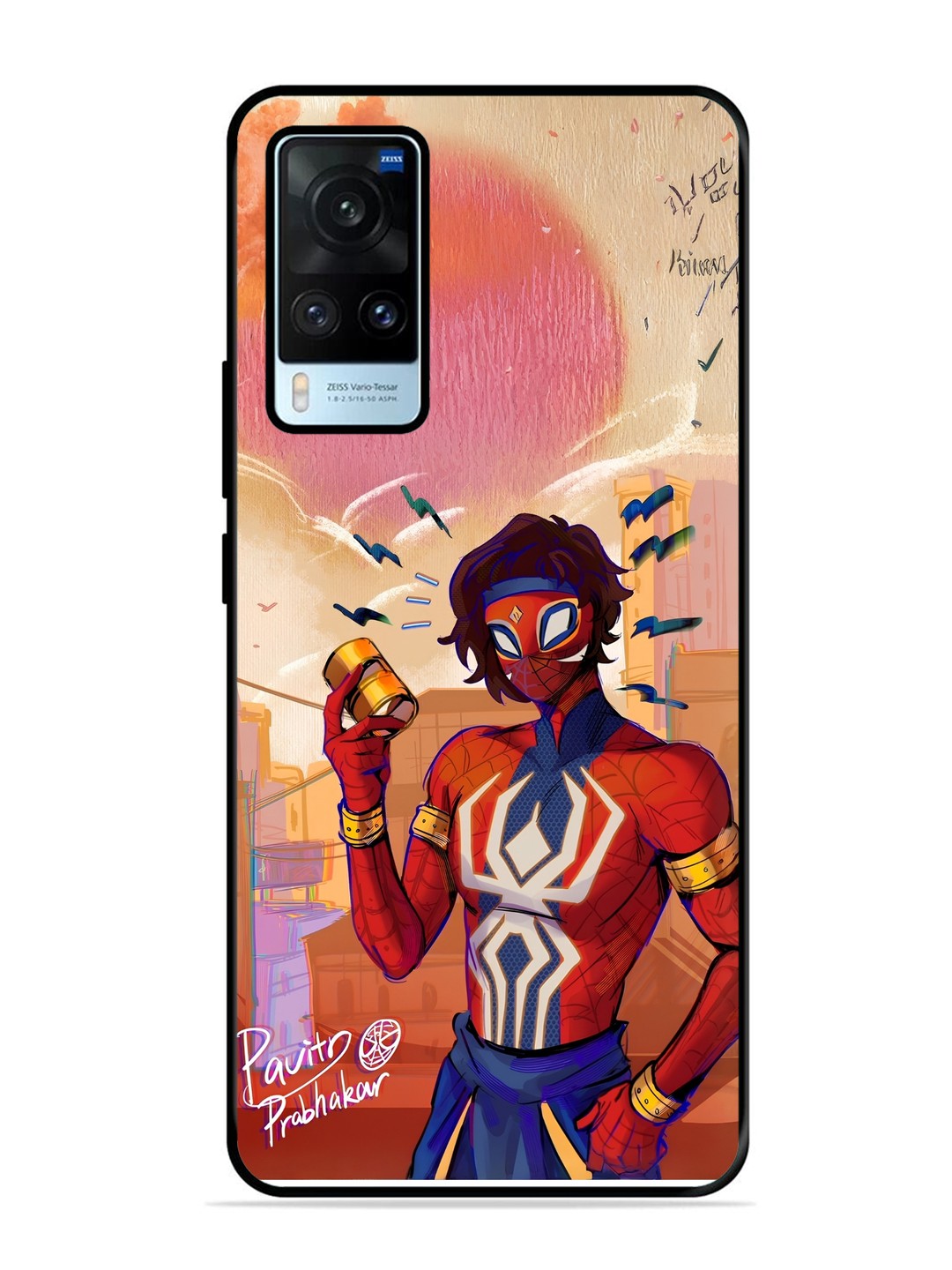 Vivo X60 Pavitra Prabhakar Indian Spiderman Posing