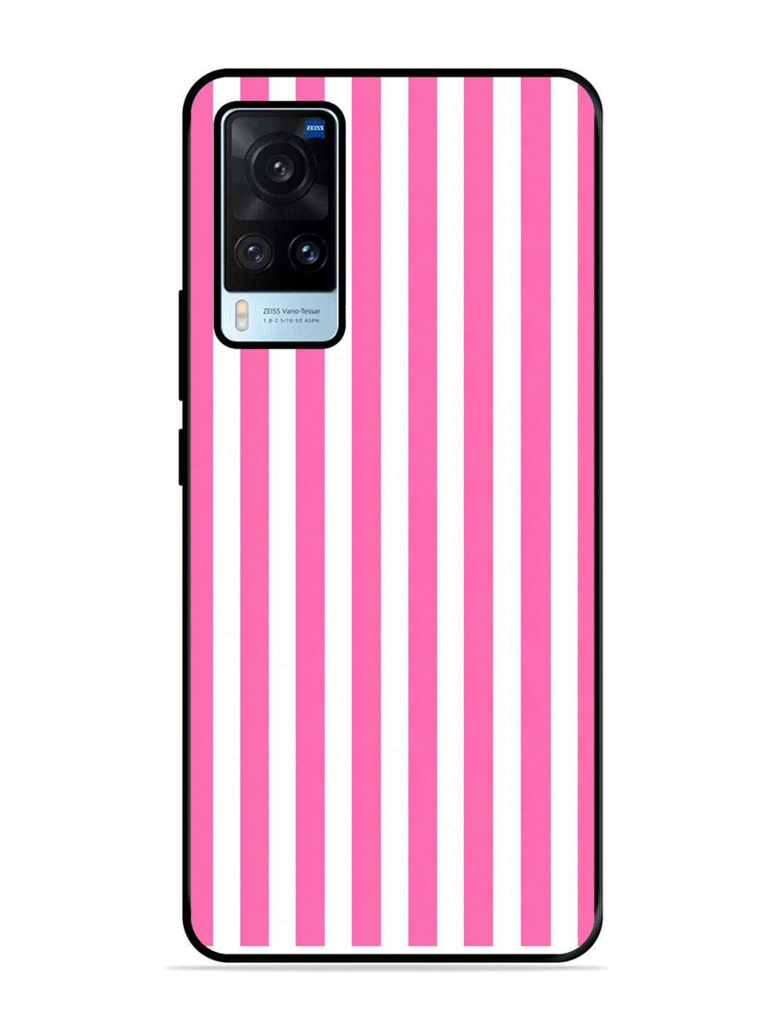 Vivo X60 Vertical Stripes Hot Pink