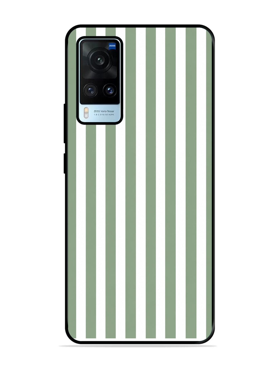 Vivo X60 Vertical Stripes Sage Green