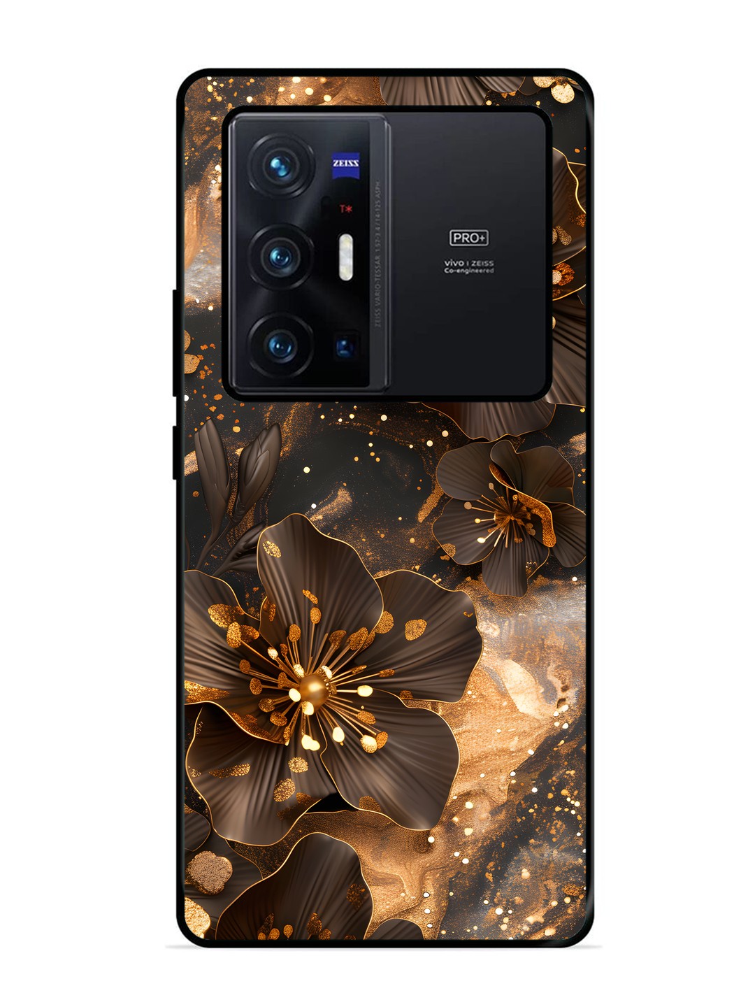 Vivo X70 Pro Plus Golden Flowars
