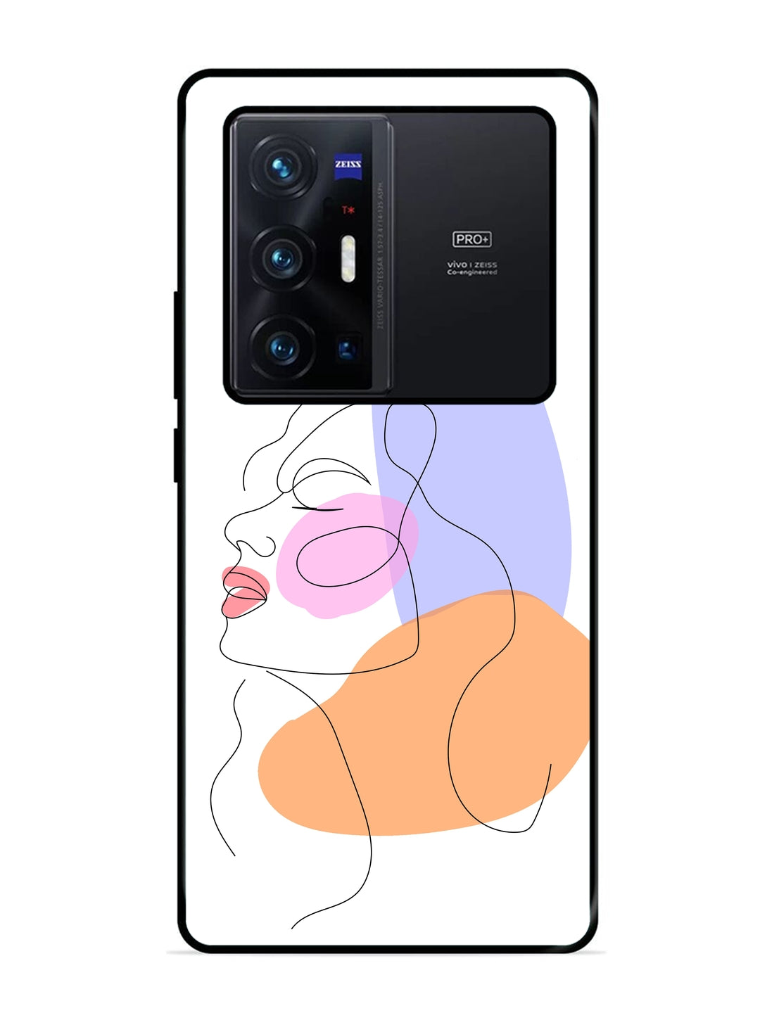 Vivo X70 Pro Plus Line Art Girl Face
