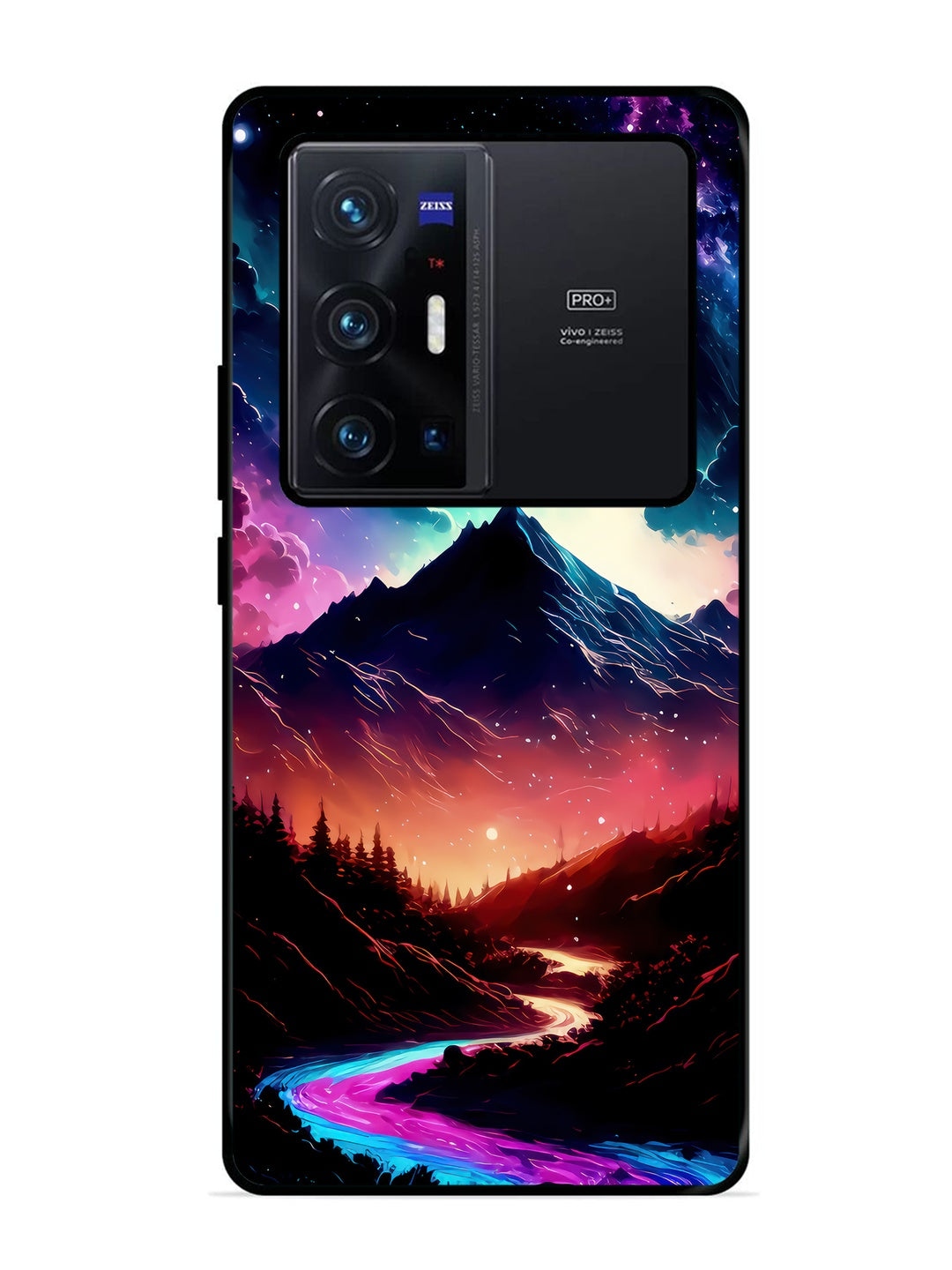 Vivo X70 Pro Plus mountain-valley-Colorful-cloud-at-night