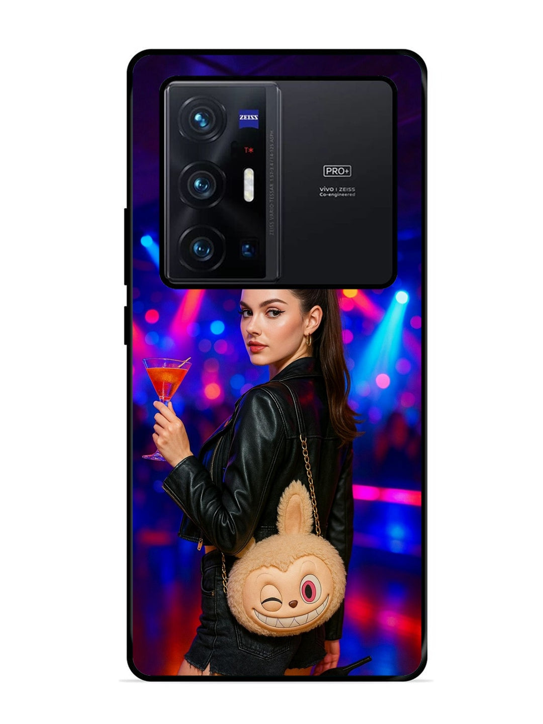 Vivo X70 Pro Plus Girl with Labubu Purs