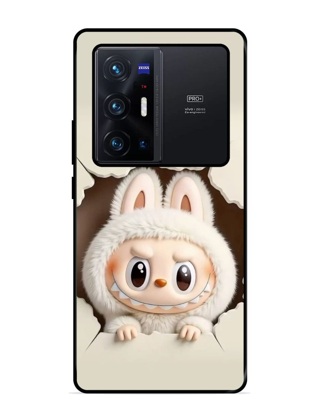 Vivo X70 Pro Plus Labubu from Cracked Wall