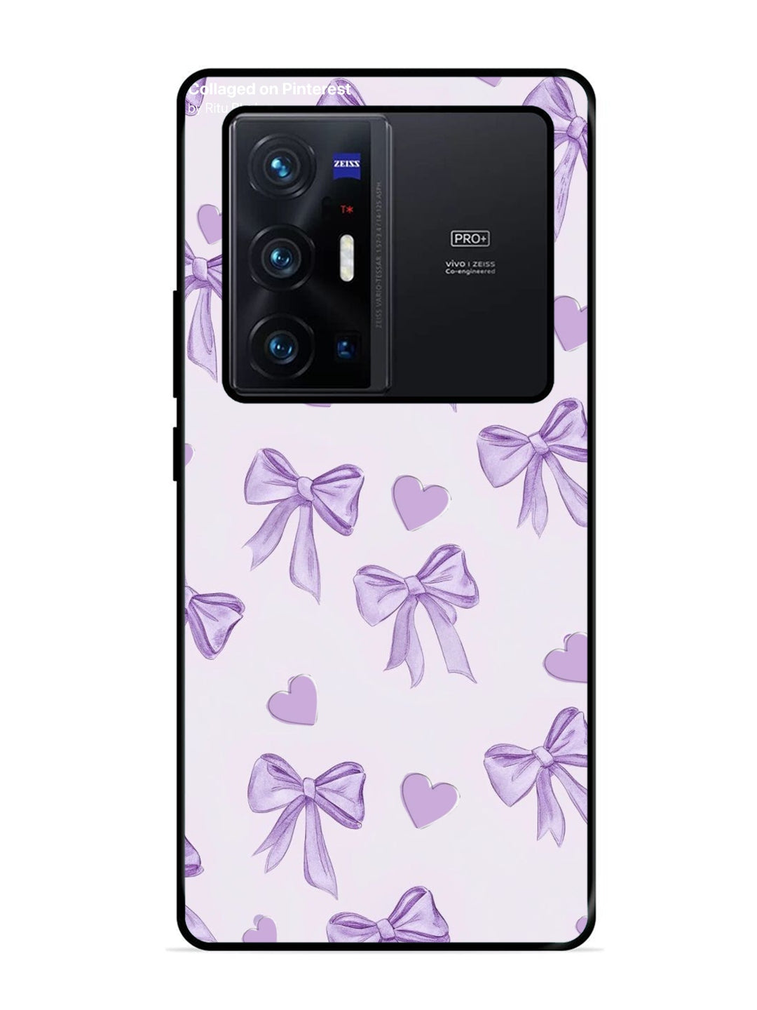 Vivo X70 Pro Plus Bow Tie, Purple Hair Band
