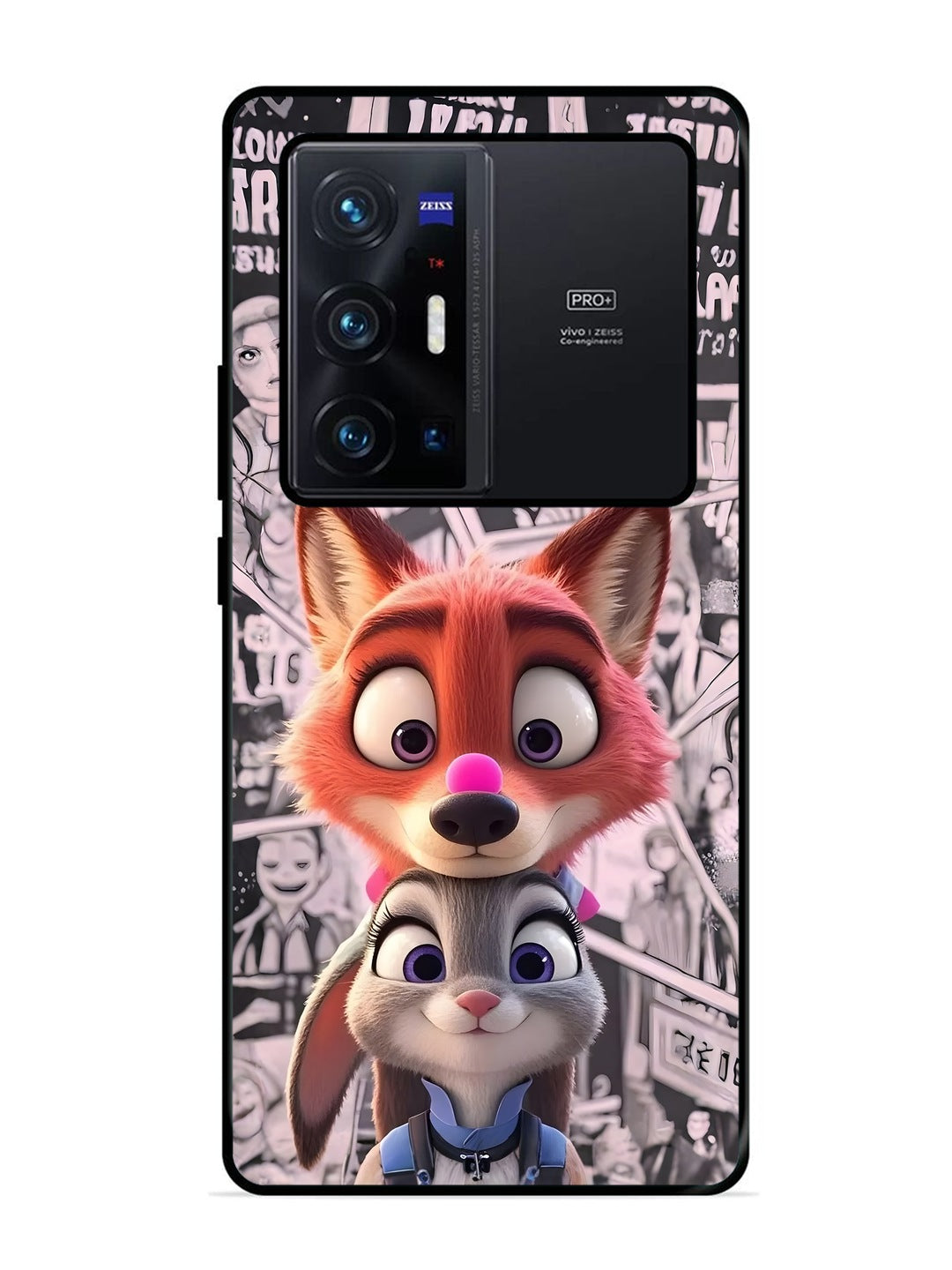 Vivo X70 Pro Plus Cute Nick wilde and judy hopps 2